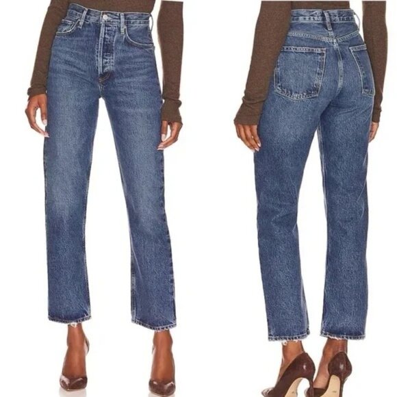 AGOLDE 90’s Pinch Waist High Rise Straight Jeans in Range 29 - Picture 1 of 10